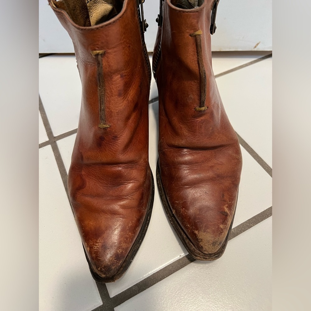 Fry Double Zip Boots